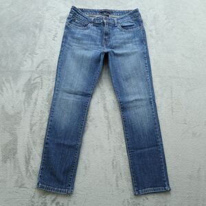 Levi's Jeans Womens Size 12 (Fits 8) Blue Mid-Rise Skinny Denim Pants 28" Inseam
